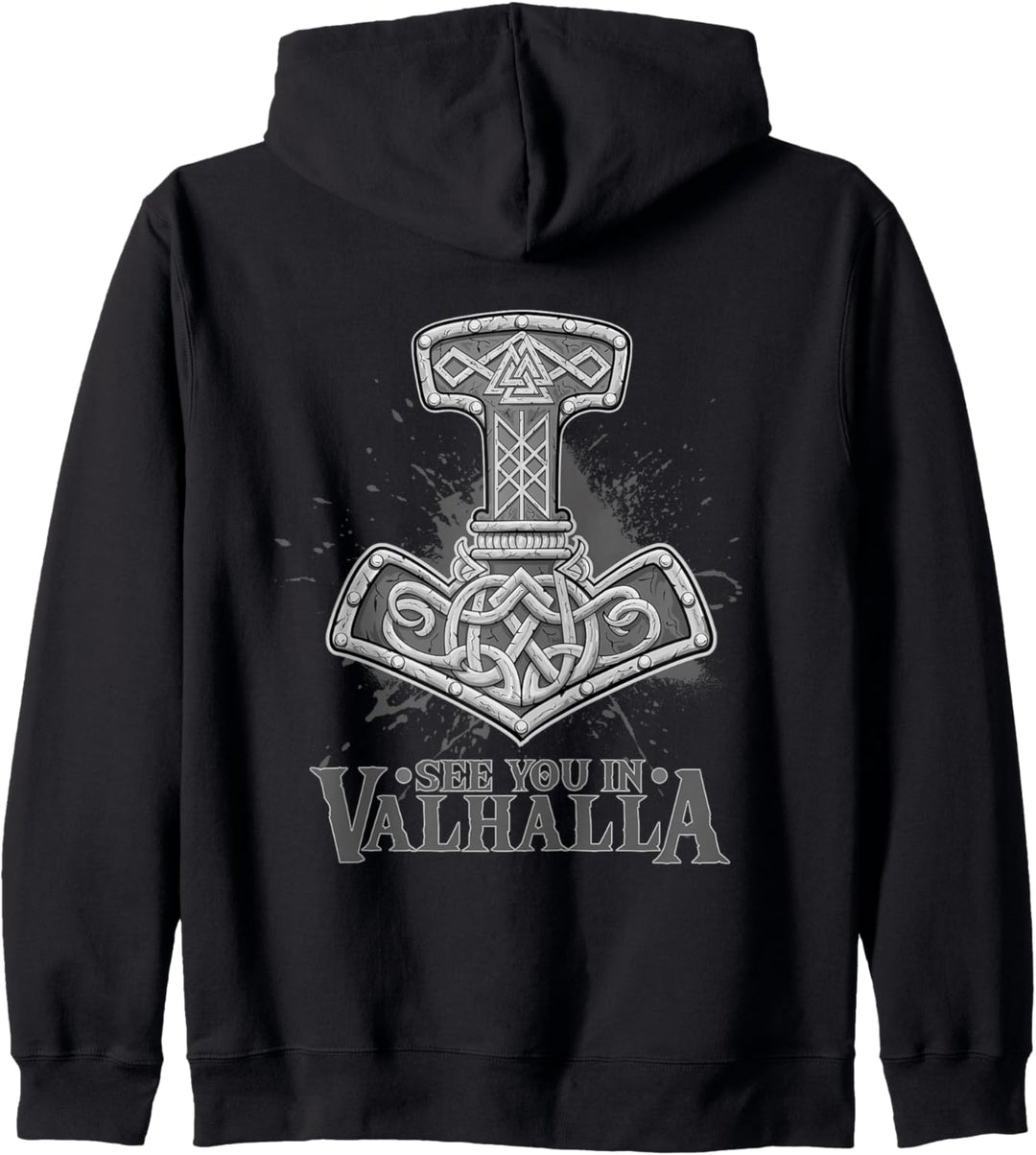 Vikings See you in Valhalla - Design für Kelten und Wikinger Kapuzenjacke