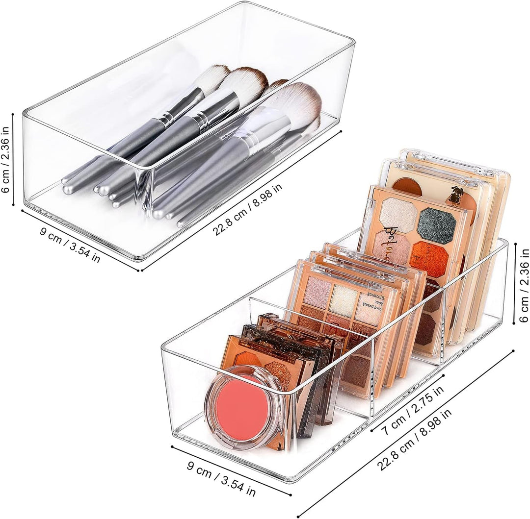 JessLab Schubladen Organizer, Acryl Make-up Organizer Kosmetik Aufbewahrung Schmuck Display für Schr
