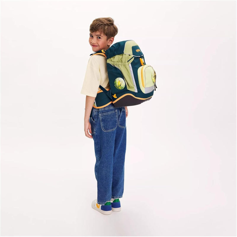 ergobag pack Set ergonomischer Schulrucksack Flexibel 6-teilig 1. Klasse Grundschule Entdeckbär - Du