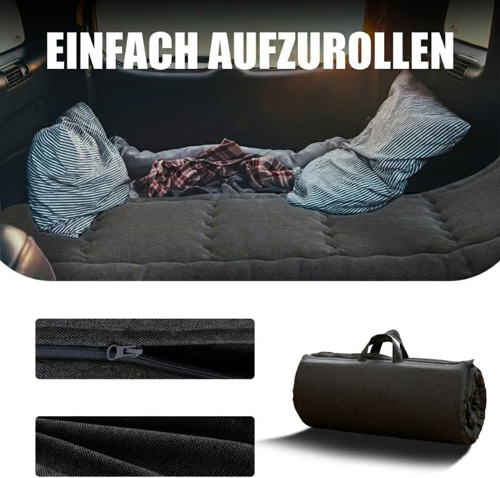 MAXYOYO Tragbare Faltbare Futon -Matratze, Hypoallergener Stoff Und Memory Foam Matratzenpad Mit Gri