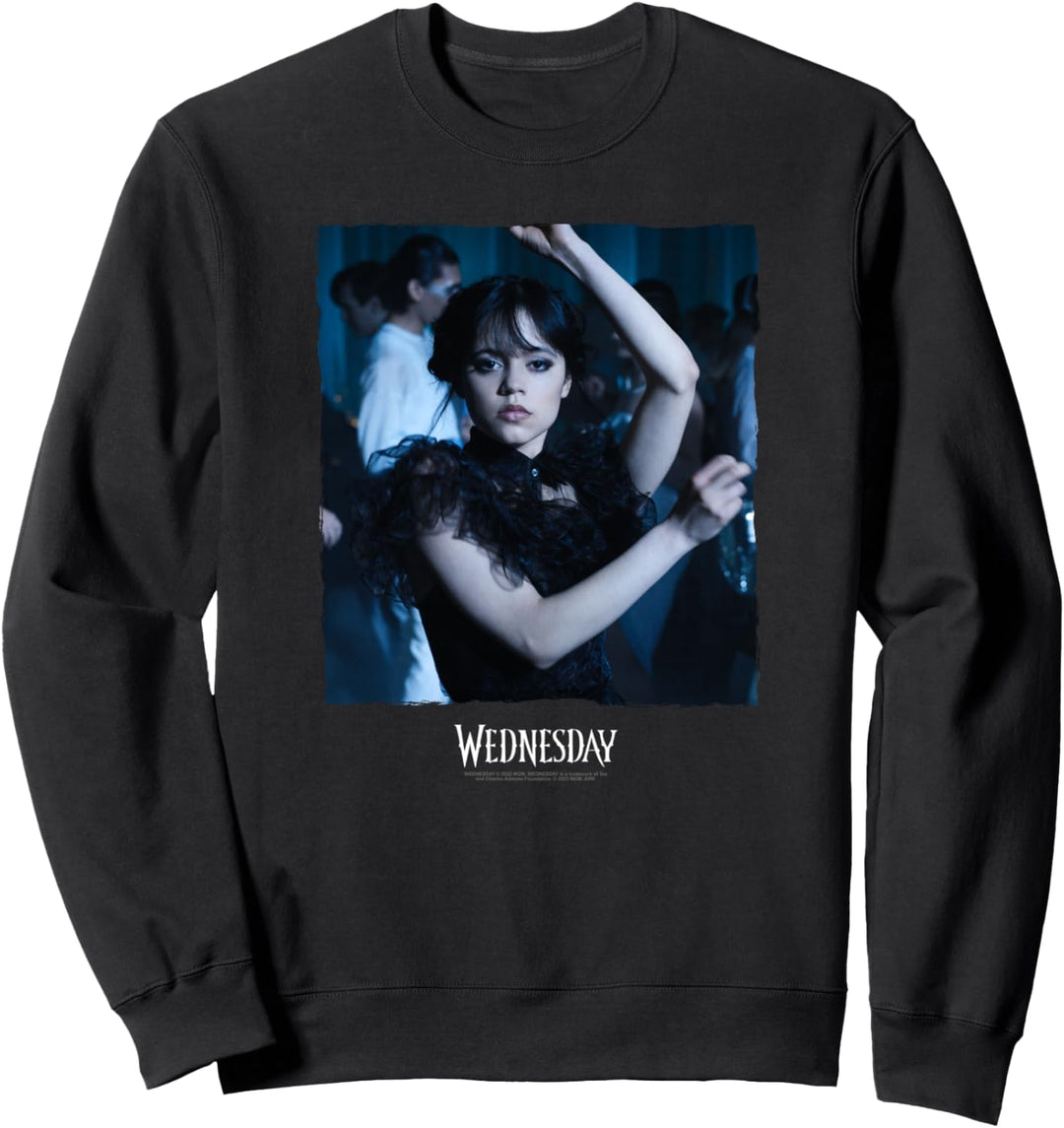 Wednesday Dark Dancing Queen Wednesday Photoreal & Logo Sweatshirt