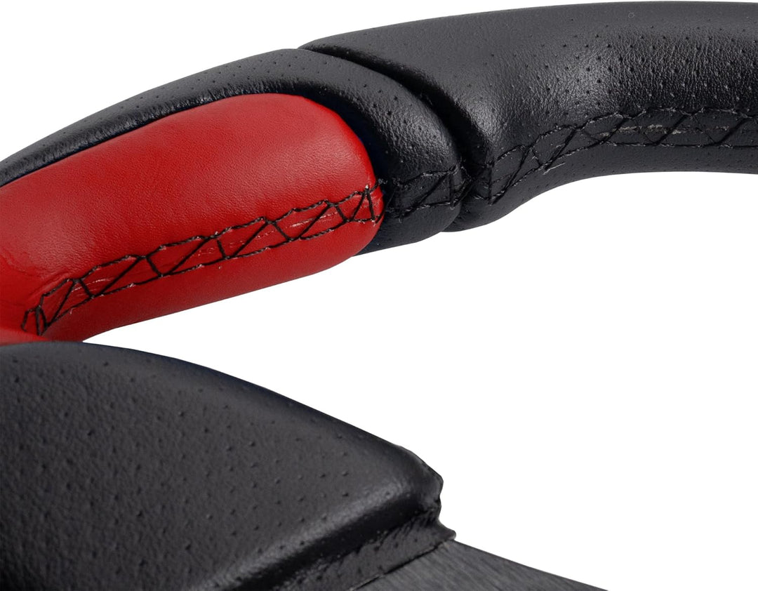 Simoni Racing X2330PUN/PR X2 Red Universal Steering Wheel, Schwarz und Rot