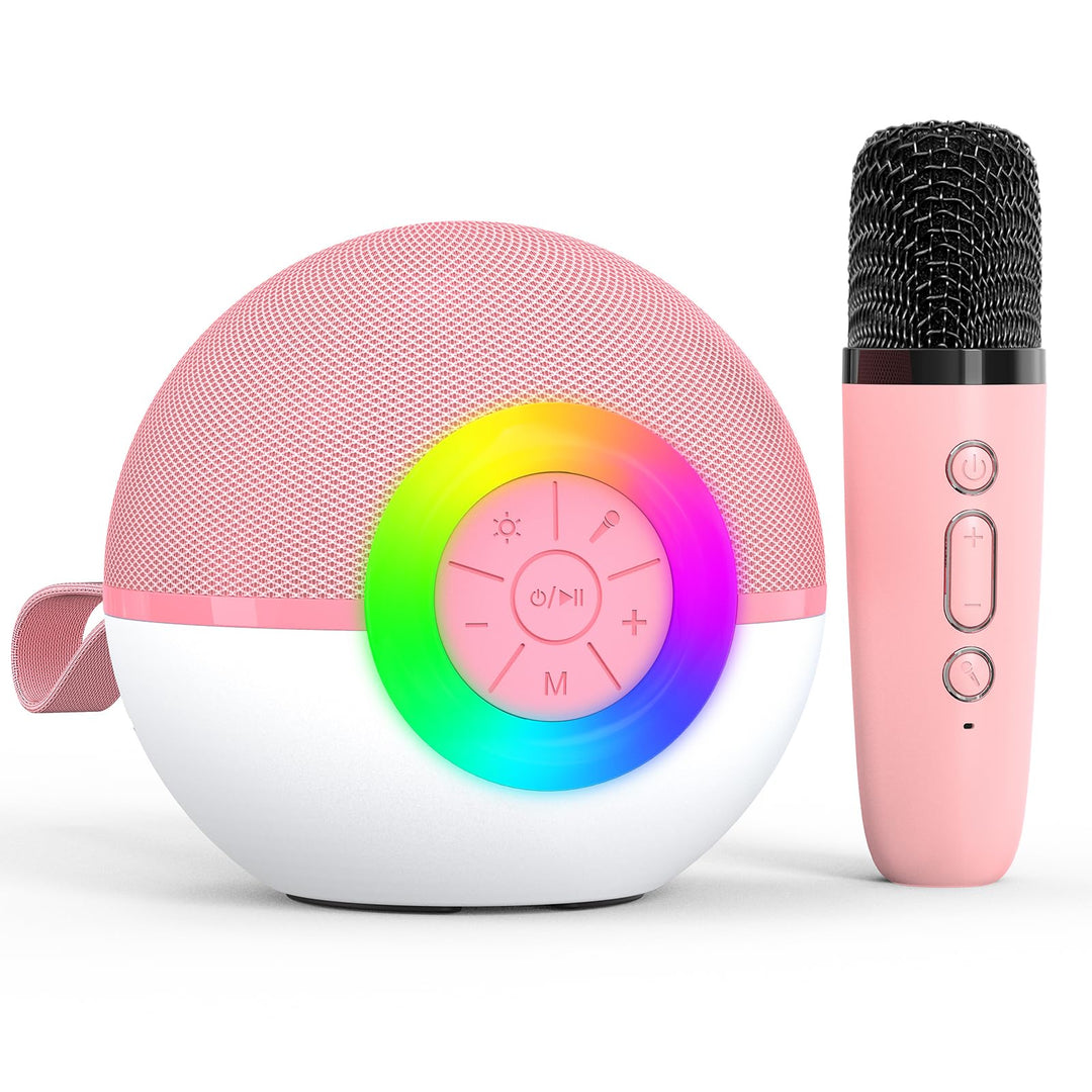 Karaoke Maschine Kinder Spielzeug Geschenke für 3-12 Jahre Mädchen Tragbares Bluetooth Karaoke Masch