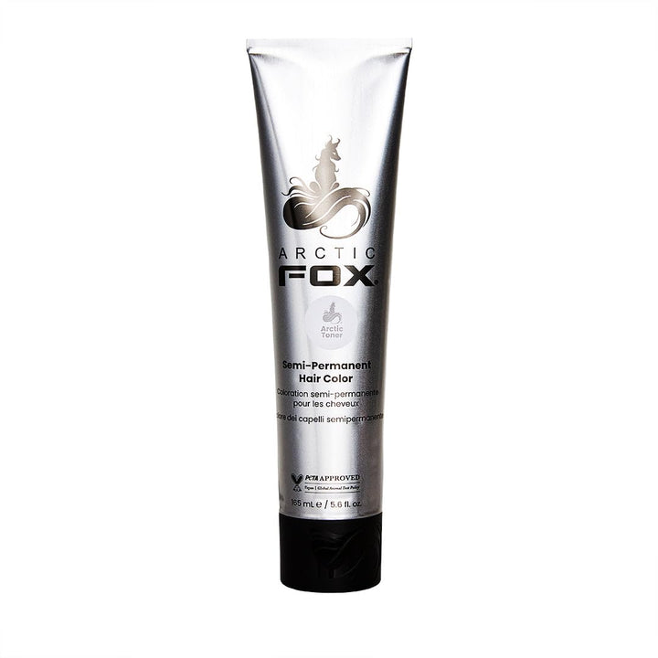 ARCTIC FOX 100% Vegan & Cruelty Free Vibrant Semi Permanent Hair Colour Dye - Arctic Toner 165 ml e