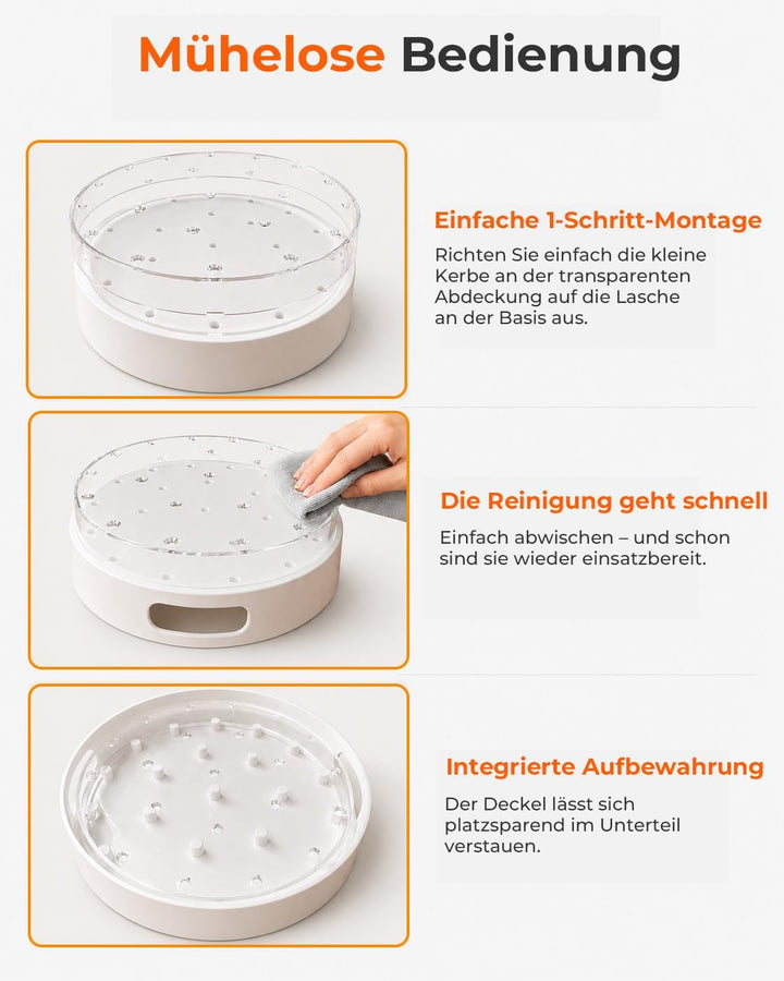 Cake Pop Ständer mit 22 Löchern (2er-Pack), transparenter Cake Pop Halter mit Griffen, 2-stufiges Di