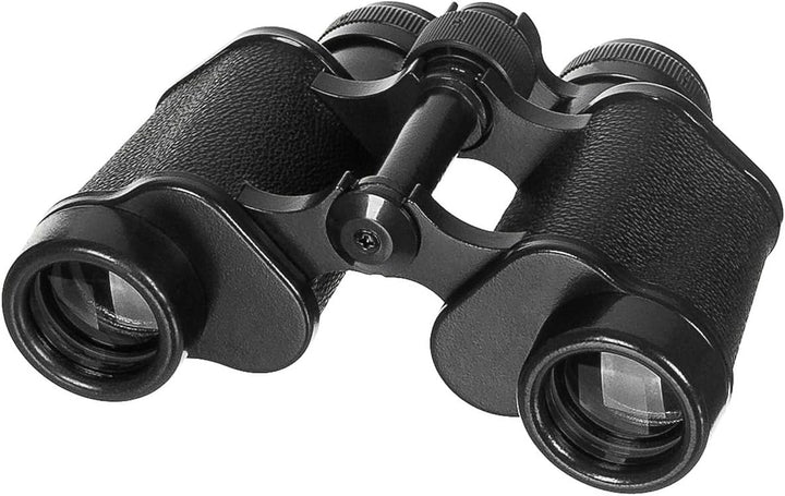 MFH Fernglas 8 x 30 schwarz mit Lederbehälter