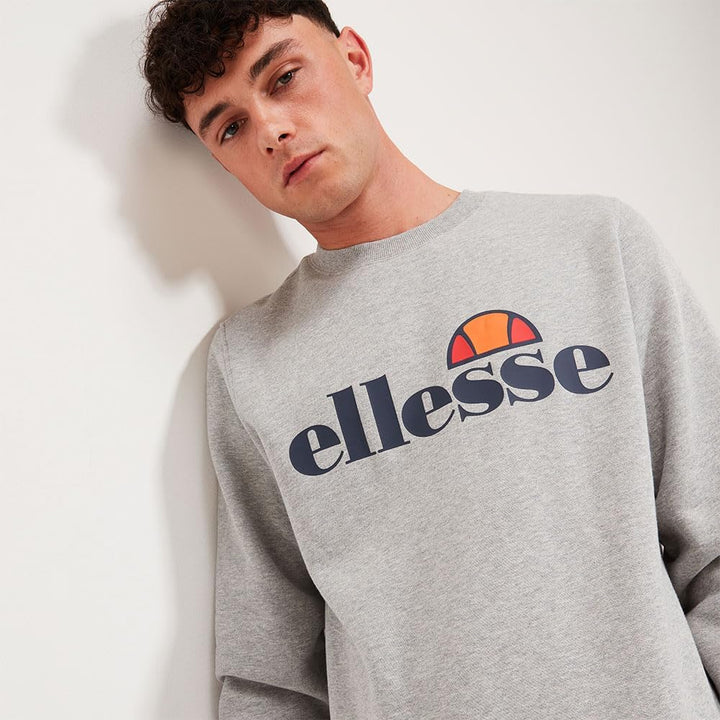 Ellesse Herren Succiso Sweatshirt XS Dark Grey Marl, XS Dark Grey Marl