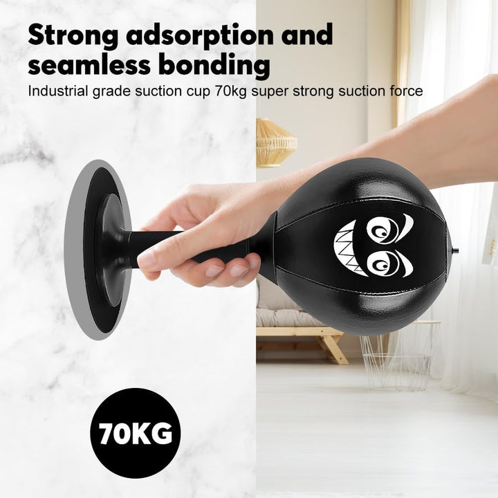 Punchingball Tisch mit Saugnapf, Strapazierfähiger Ball Rage Bag Desktop Punching Bag Mini Boxsack f