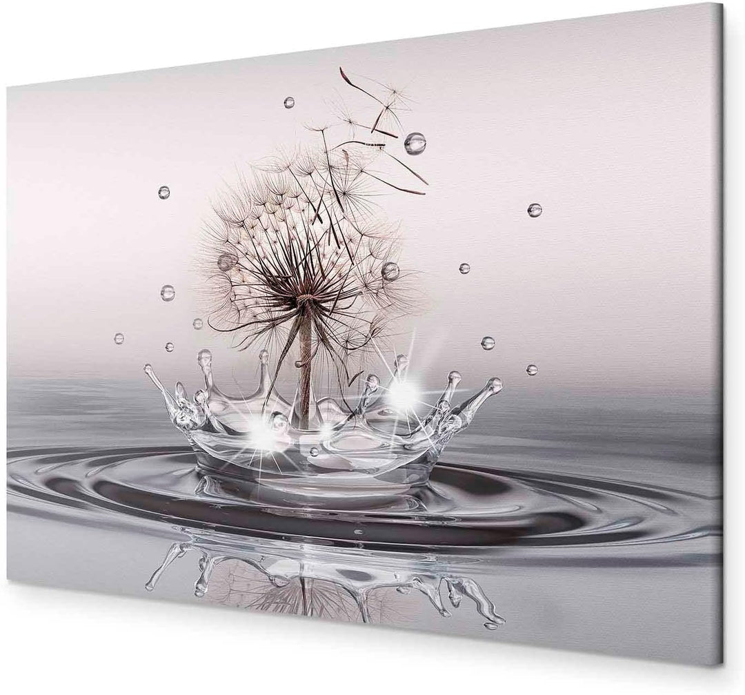murando - Bilder Pusteblume 90x60 cm Leinwandbild 1 tlg Kunstdruck modern Wanbilder XXL Wanddekorati