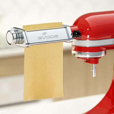 Nudelaufsatz für KitchenAid Standmixer mit Reinigungsbürste, inklusive Nudelblattwalze Spaghettischn