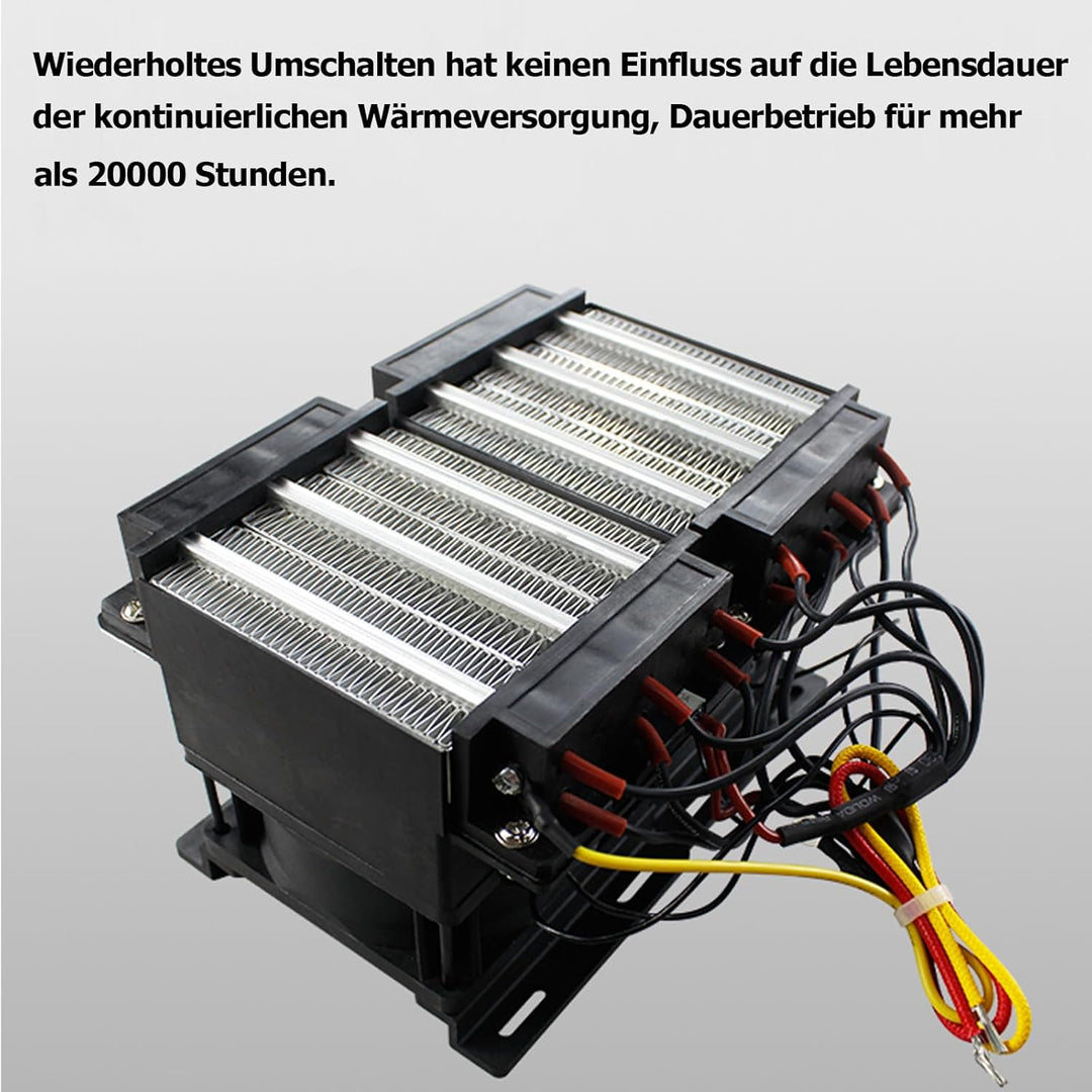 PTC-Heizelement 220V 1500W PTC-Keramik-Luftheizgerät, Elektrisch isolierte Keramik-Thermostat-Hochle