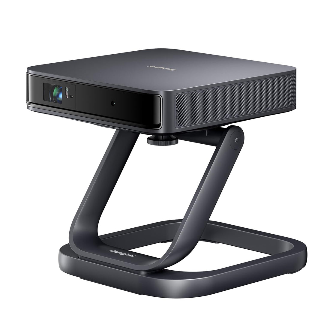 Dangbei Atom Mini Beamer mit Ständer, 1200 ISO Lumen, 1080P Full HD ALPD-Projektor, Netflix Vorinsta