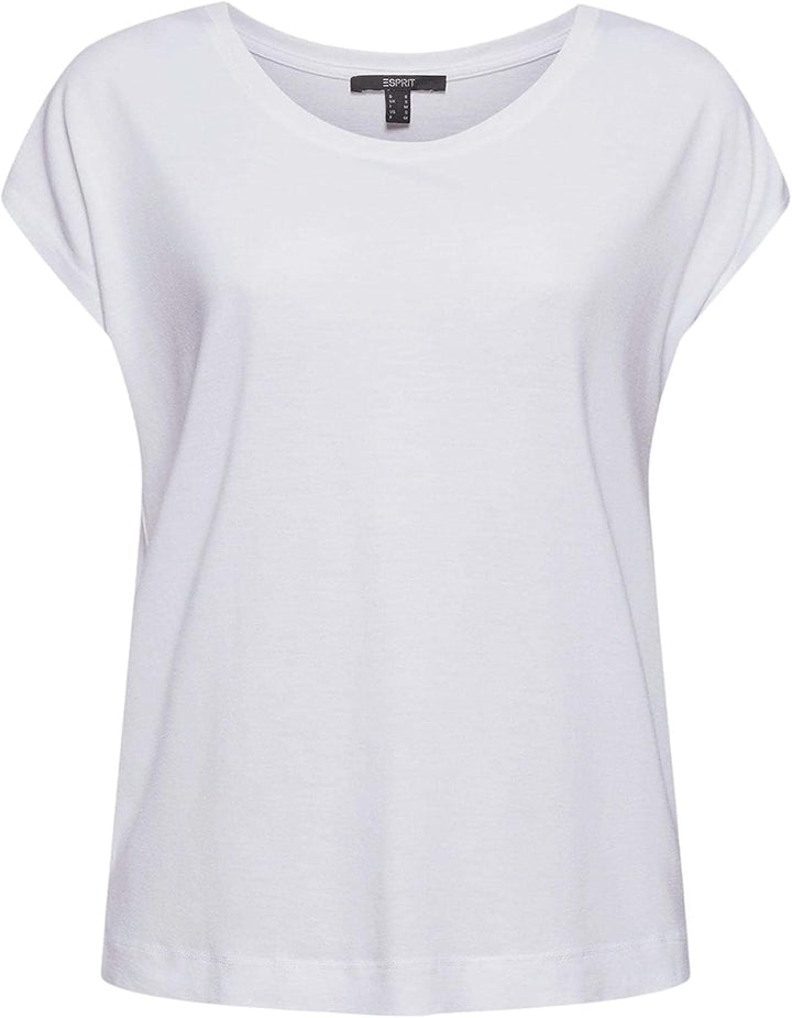 ESPRIT Collection Damen T-Shirt 041eo1k310 S 100/White, S 100/White