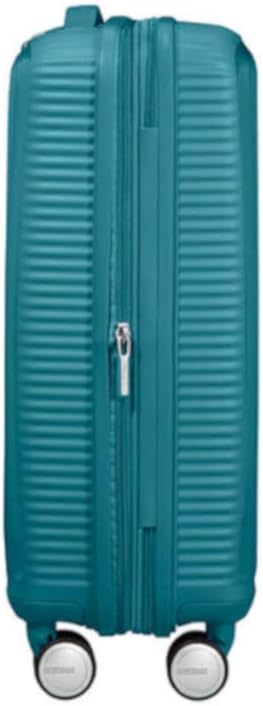 American Tourister Soundbox - Spinner S Erweiterbar Handgepäck, 55 cm, 41 L, Grün (Jade Green) Grün