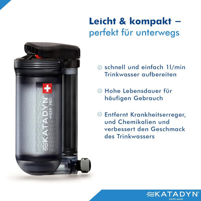 Katadyn Hiker Pro Wasseraufbereiter, transparent 0 One Size