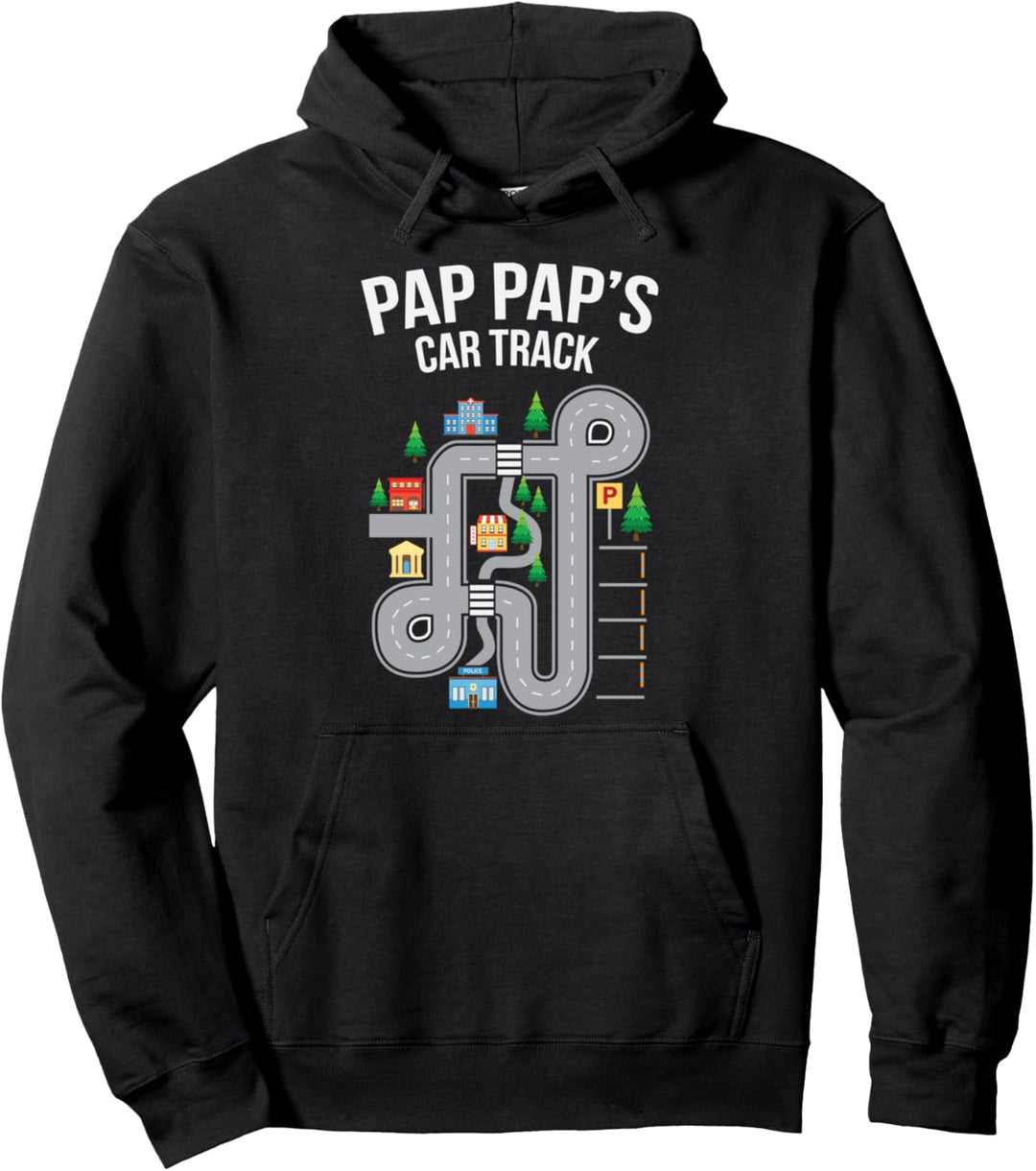 pap pap Car Track Playground Pullover Hoodie