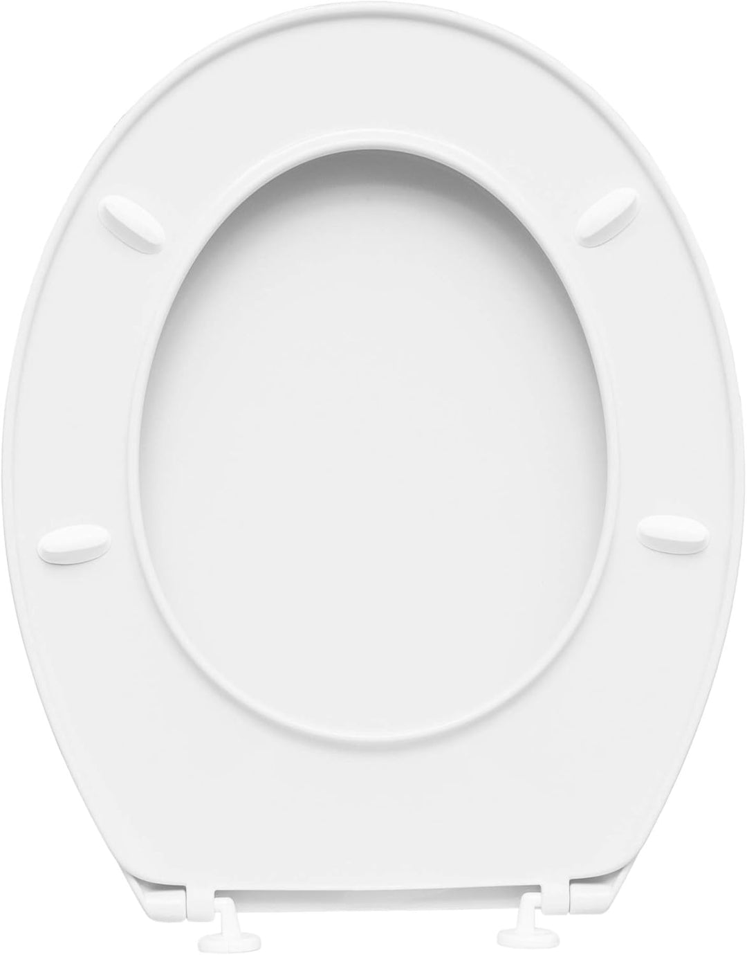 Cornat WC-Sitz "Palu" - Klassisch weisser Look - Pflegeleichter Thermoplast - Schlichtes Design pass