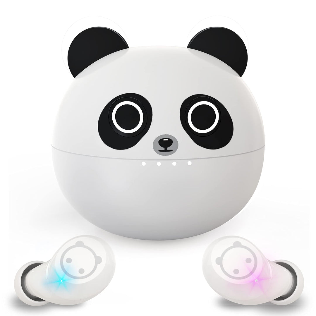 AMAFACE Panda Kabellose In Ear Kopfhörer,Bluetooth Kopfhörer mit Dual Mikrofon Leichtgewicht Kopfhör