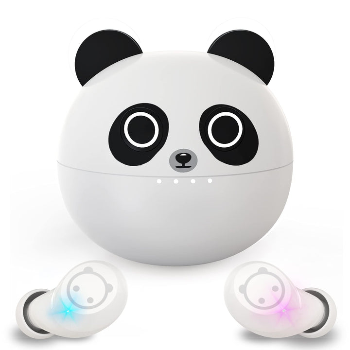 AMAFACE Panda Kabellose In Ear Kopfhörer,Bluetooth Kopfhörer mit Dual Mikrofon Leichtgewicht Kopfhör