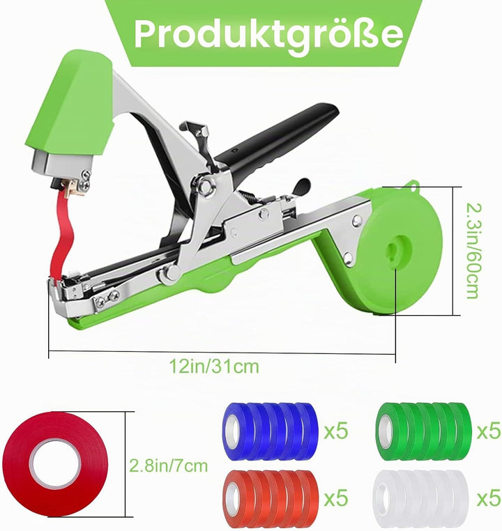 71Nmly Bindezange für Pflanzen,Pflanzenbindemaschine Bandzange Tapetool,Rebe Bindeband Tapener Werkz