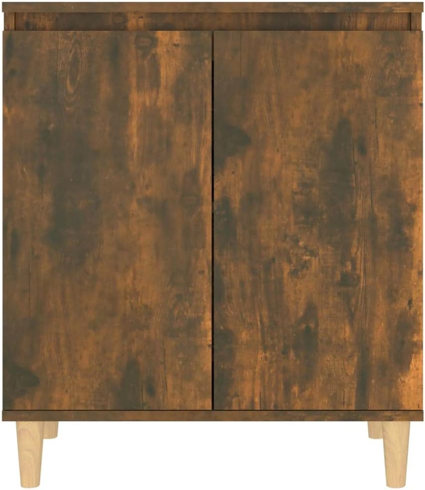WIFESE Kommode Sideboard Räuchereiche 60x35x70 cm Holzwerkstoff KüChenschrank Komodenschrank Kommode