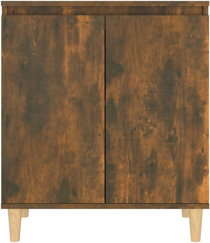 WIFESE Kommode Sideboard Räuchereiche 60x35x70 cm Holzwerkstoff KüChenschrank Komodenschrank Kommode
