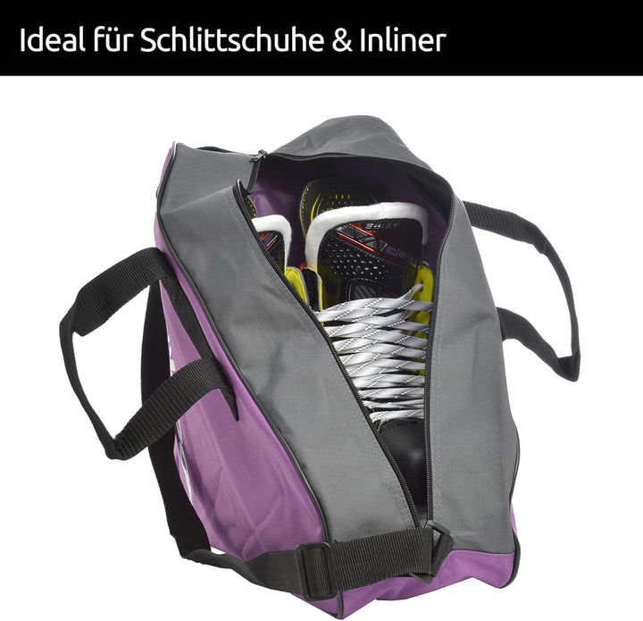 Sherwood Schlittschuhtasche, Inliner-Tasche für Erwachsene und Kinder, Eishockey-Bag, ideal für Roll
