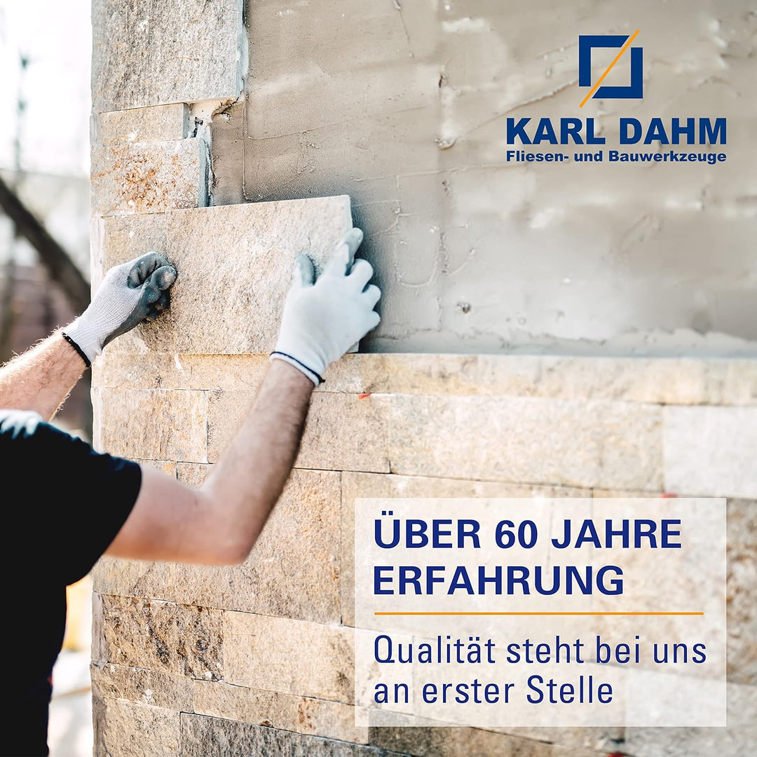 Karl Dahm Schleifstein mit Griff I Zum Schleifen von Estrich, Spachtelrückständen I Bestens um Werkz