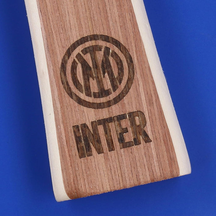 Inter - Tischtennisschläger mit Logo und Set mit Zwei Bällen Kinder und Erwachsene Interisten - Offi