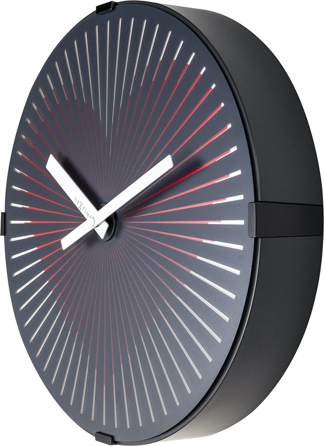 NeXtime Red 3221 Motion Heart, Metall und Kunststoff, Schwarz, 0 cm, 30 x 7 x 30 cm