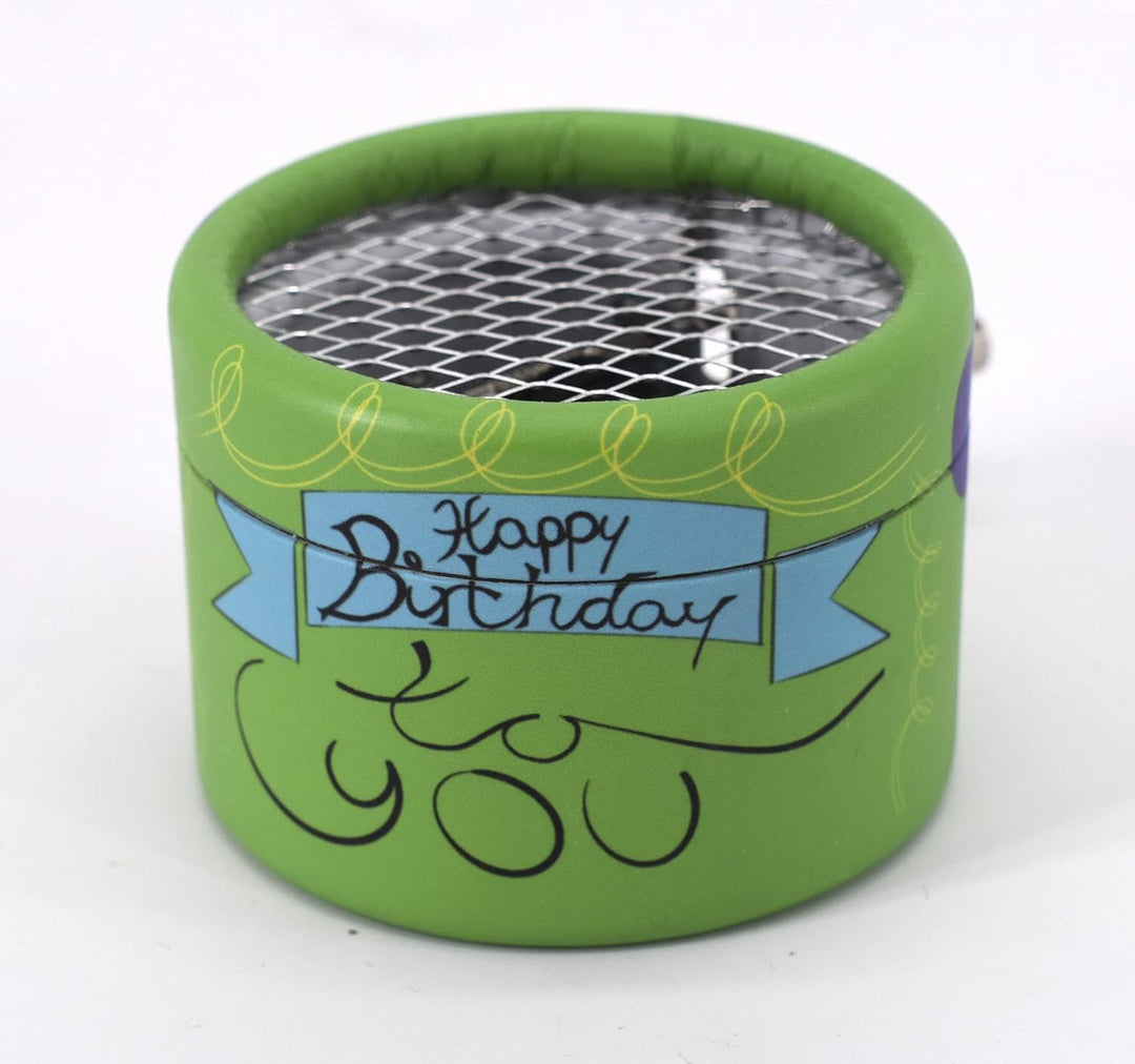 Voggenreiter Spieluhr 1285 „Happy Birthday“, hochwertige Spieluhr mit Qualitäts-Spielwerk und Handku