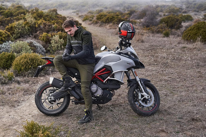 SHIMA DRIFT Motorradjacke Herren | Leichte, Atmungsaktive Sommer Mesh Motorcycle Stadt Textiljacke M