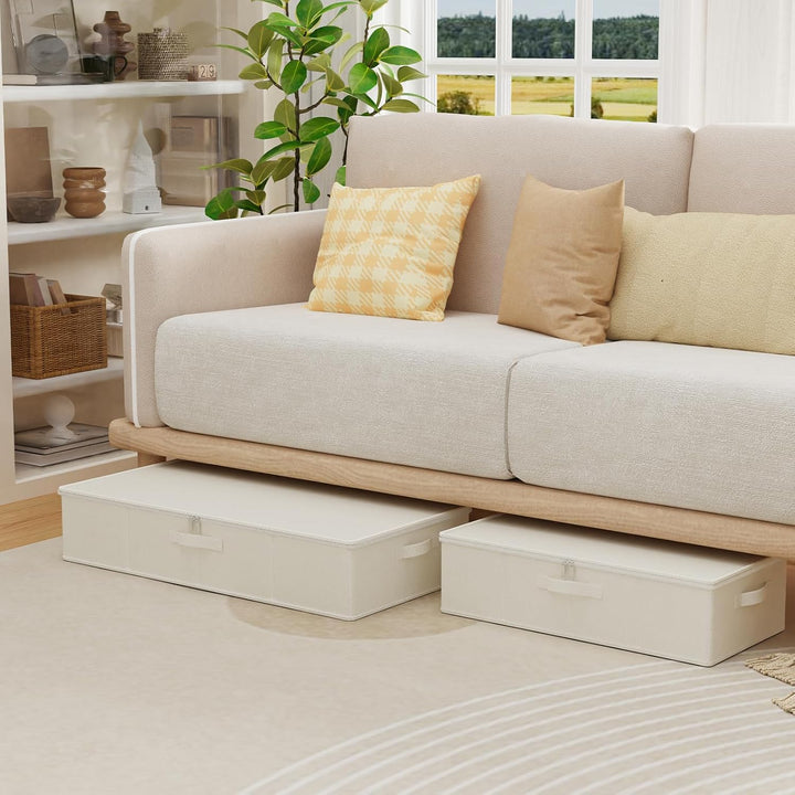 Unterbett Aufbewahrungsbox mit Deckel, Faltbare Aufbewahrungstasche, Unterbettkommode, Transporttasc