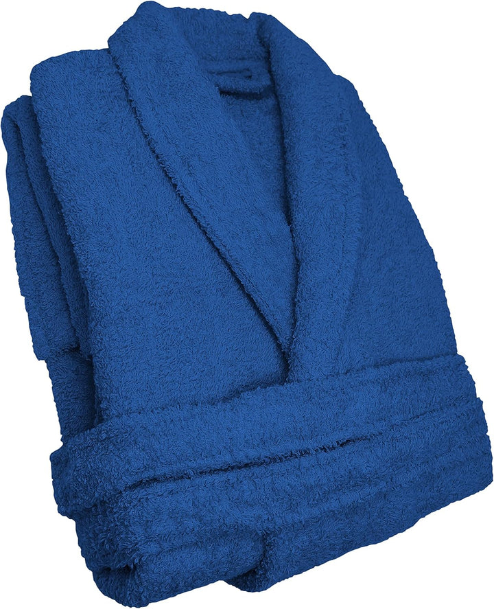 Bademantel für Damen, Herren, Unisex, Frottee 100% Baumwolle 400 gr, Flauschig, Kuschelig, Bunt, Lei