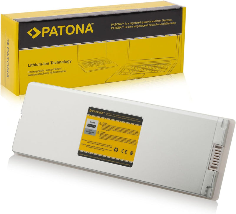 PATONA Laptop Akku für Apple MacBook 13" MA254 | MA255 | MA699 | MA700 | MB061 | MB062 | MB402 | MB4