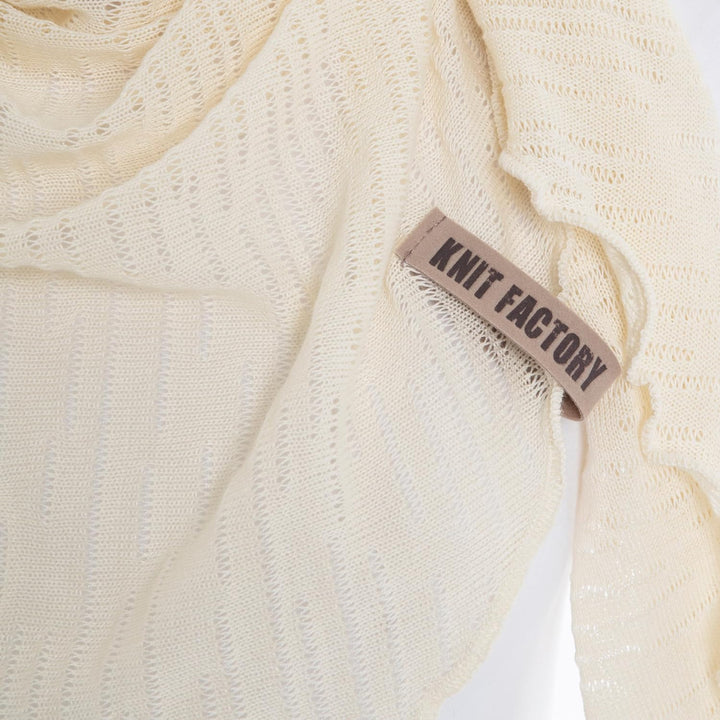 KNIT FACTORY - José Dreieckstuch - Dreieckstuch Damen - Fein Gestrickter Damen Schal - Halstücher fü