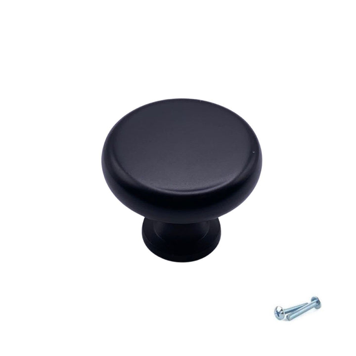 M4TEC Möbelknopf Möbelgriff Schubladengriff Knopfgriff Schlafzimmer Küchenschrank Schwarz. VD5 Serie