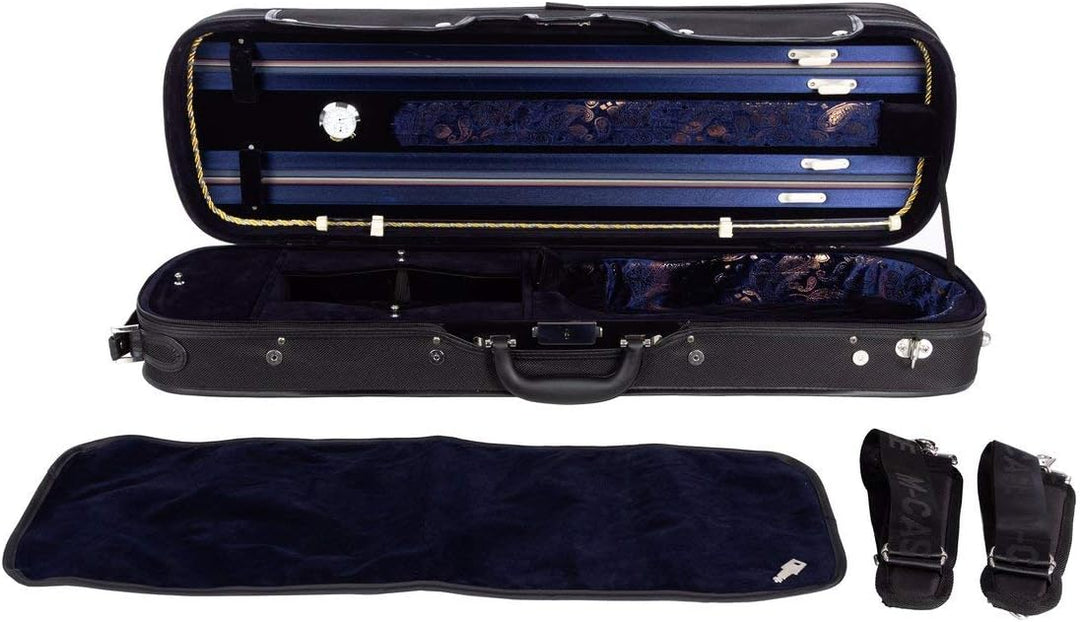Geigenkoffer Holz Lord 4/4 navy blue M-Case