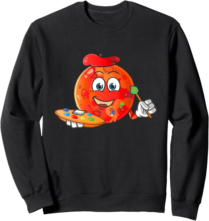 Lustiger Malerpinsel für Künstler, Malerfarben Sweatshirt