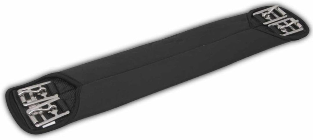 AMKA Sattelgurt Neopren Kurzgurt Dressurgurt schwarz 25, 25