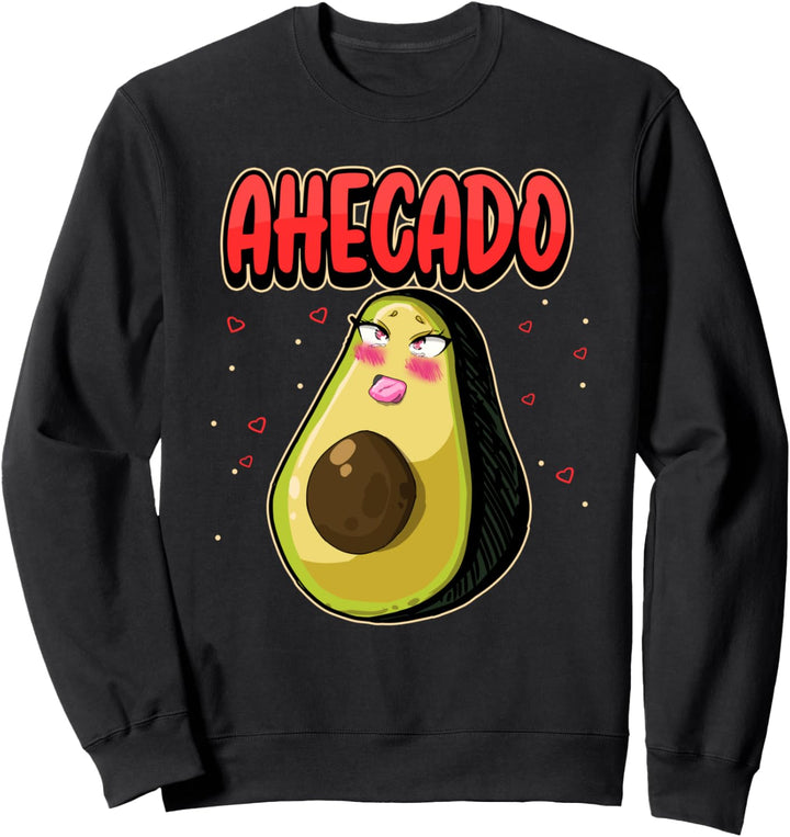 Anime Avocado Ahecado Ahegao Lustig Geschenk Sweatshirt