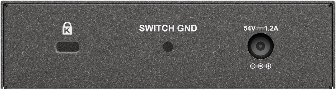 D-Link DGS-1005P, 5-Port Unmanaged PoE+ Gigabit Switch (4 x 10/100/1000 Mbit/s BaseT PoE Port, 1 x 1