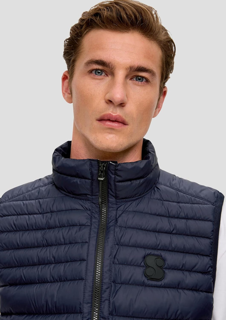s.Oliver Herren Outdoor Weste Outdoor Weste L Blau, L Blau