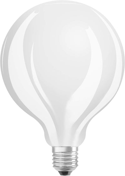 OSRAM LED Star GLOBE125, matte Filament LED-Lampe in Globe Form mit 125mm Durchmesser, E27 Sockel, W