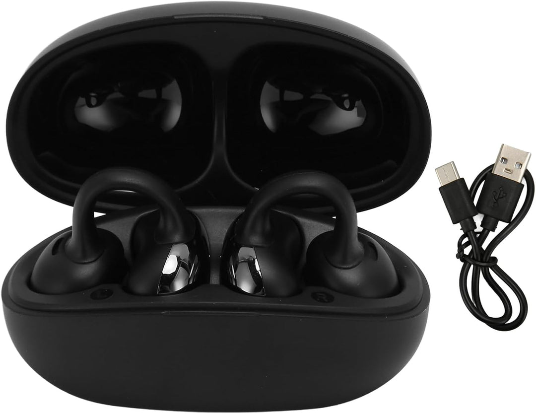 Open Ear Kopfhörer Bluetooth 5.3 ENC Clip On Ohrhörer für Sport | Kabellose Ear Clip Ohrhörer mit 55