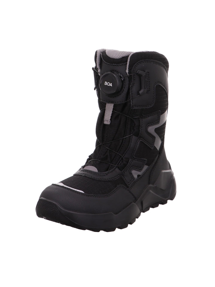 Superfit Jungen Rocket Warm Gefütterte Gore-tex Schneestiefel 31 EU Schwarz Grau 0000, 31 EU Schwarz