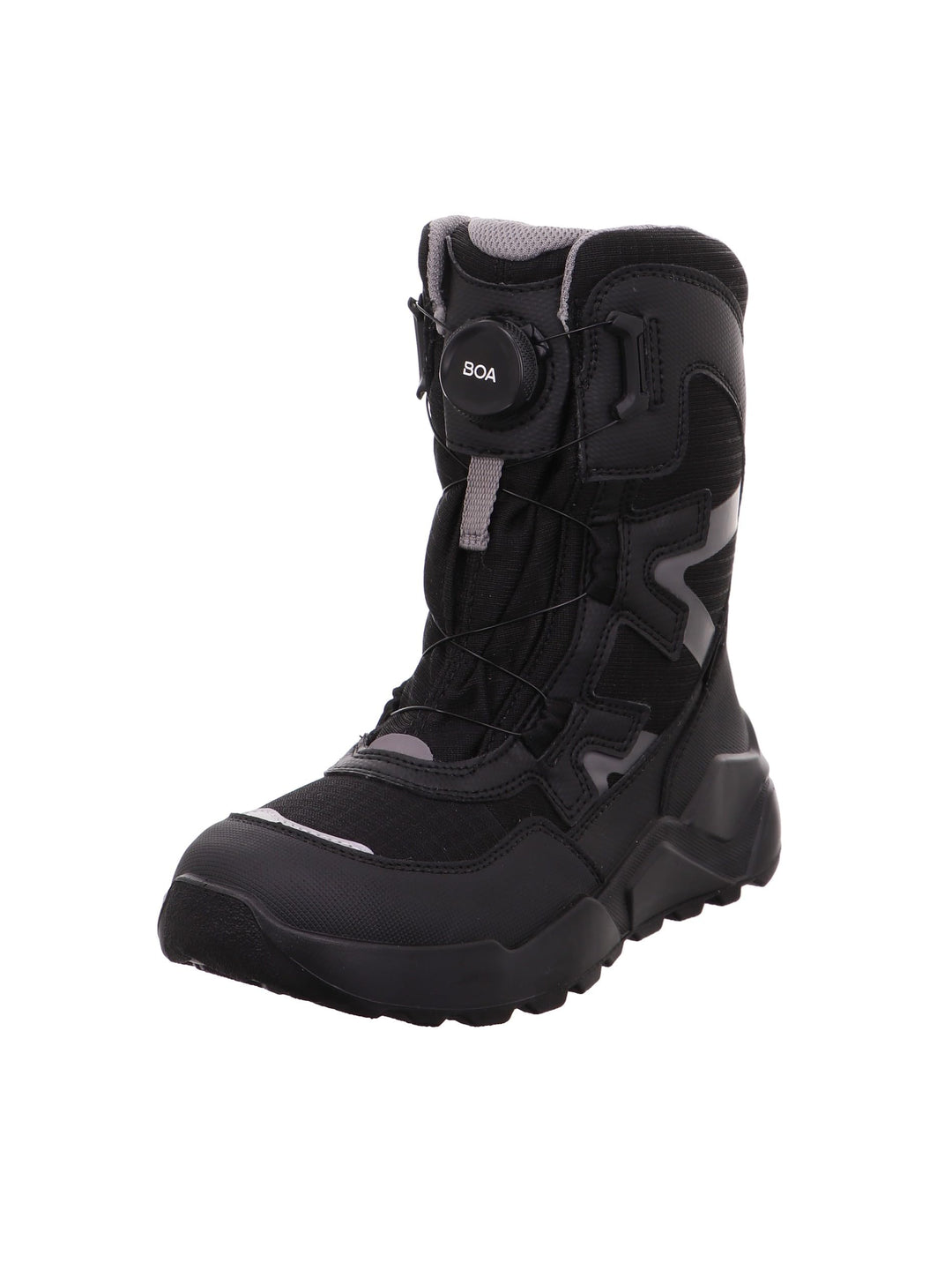 Superfit Jungen Rocket Warm Gefütterte Gore-tex Schneestiefel 33 EU Schwarz Grau 0000, 33 EU Schwarz