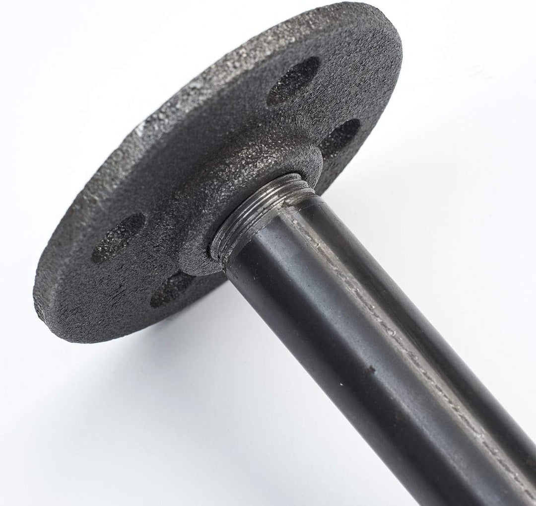 Kleiderstange Deckenmontage Wandmontage schwarz - Garderobenstange div. Grössen z.B. 120 x 20 cm - G