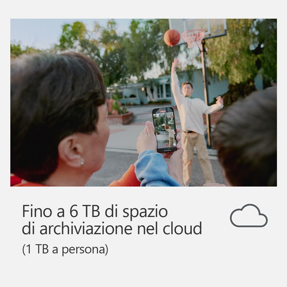 Microsoft 365 Family | 12 Monate, bis zu 6 Nutzer | Word, Excel, PowerPoint | 1TB OneDrive Cloudspei