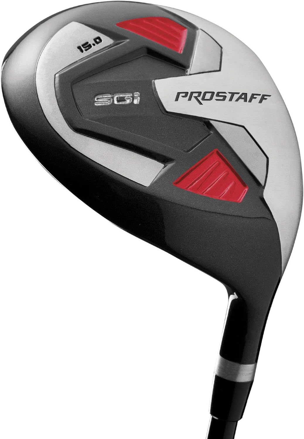Wilson Golf 2019 Pro Staff SGI Herren komplettes Standard-Stahlpaket Golf-Set RH schwarz / rot, schw